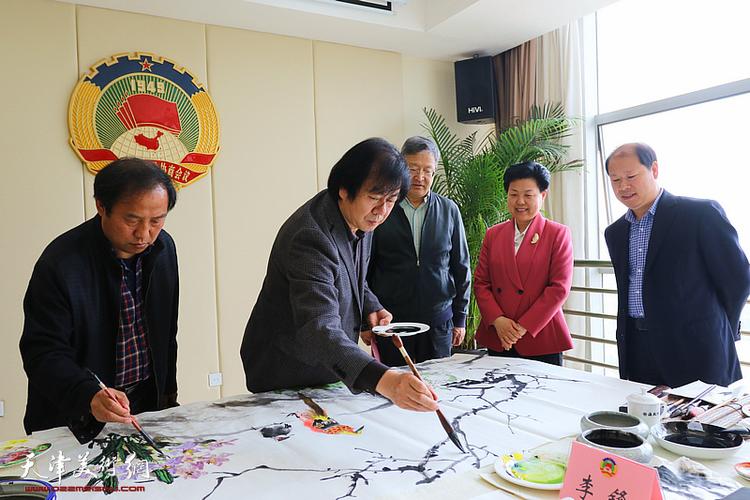 "壮丽七十年 奋斗新时代"主题文化艺术交流活动在静海区政协举行