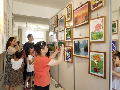 【文明实践】“以文化人·快乐成长”--庐山市举办2019暑期新时代文明实践青少年书画展