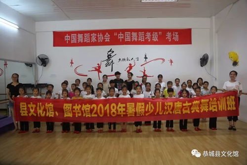 恭城县文化馆 图书馆 举办暑假少儿文化艺术公益培训班