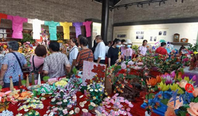 视频+海报|2023年黄埔乞巧文化交流活动开幕,展出超200件乞巧作品
